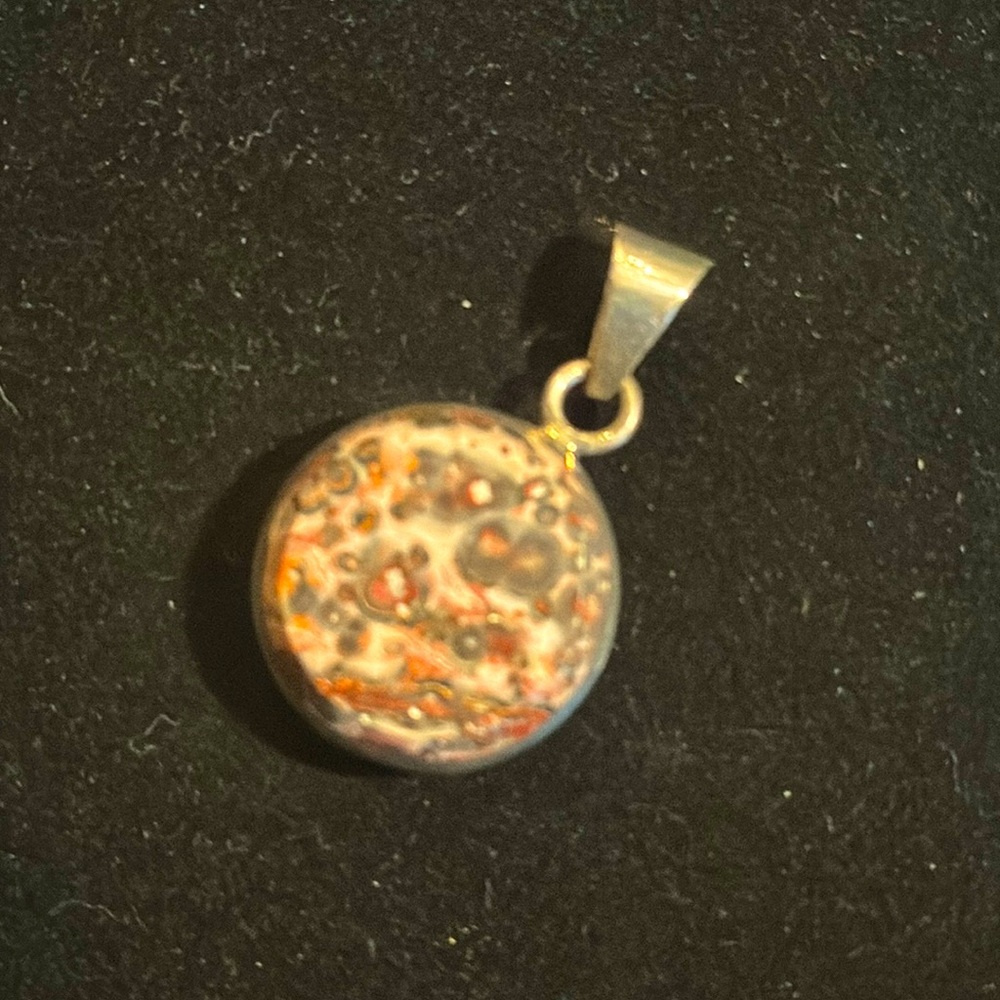 Sterling silver 2-sided pendant